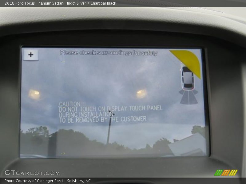 Ingot Silver / Charcoal Black 2018 Ford Focus Titanium Sedan