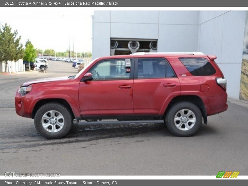 Barcelona Red Metallic / Black 2015 Toyota 4Runner SR5 4x4