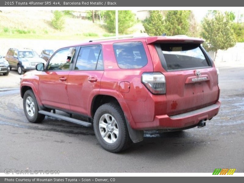 Barcelona Red Metallic / Black 2015 Toyota 4Runner SR5 4x4