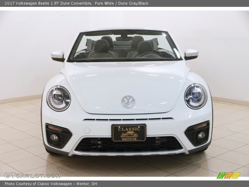 Pure White / Dune Gray/Black 2017 Volkswagen Beetle 1.8T Dune Convertible