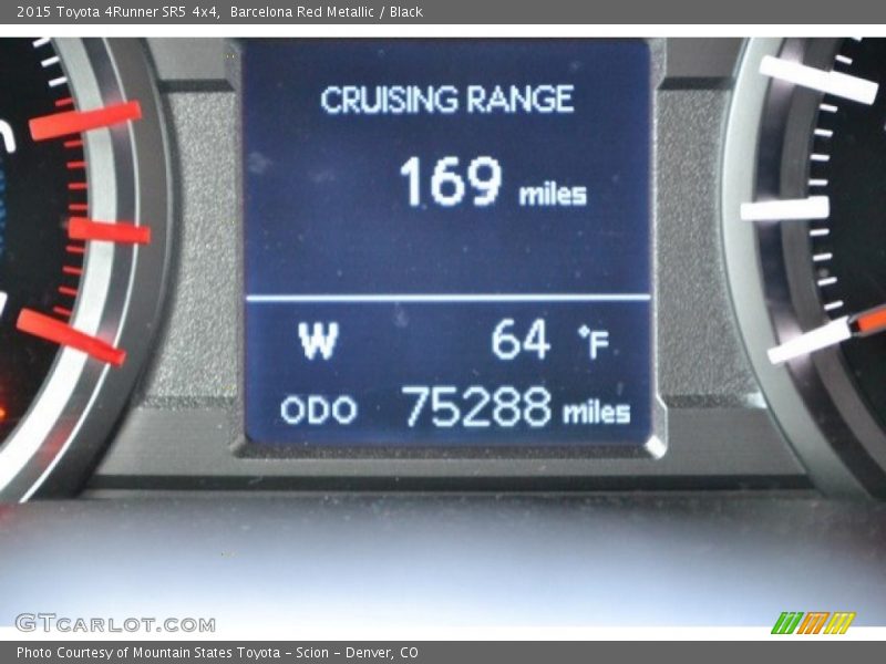 Barcelona Red Metallic / Black 2015 Toyota 4Runner SR5 4x4