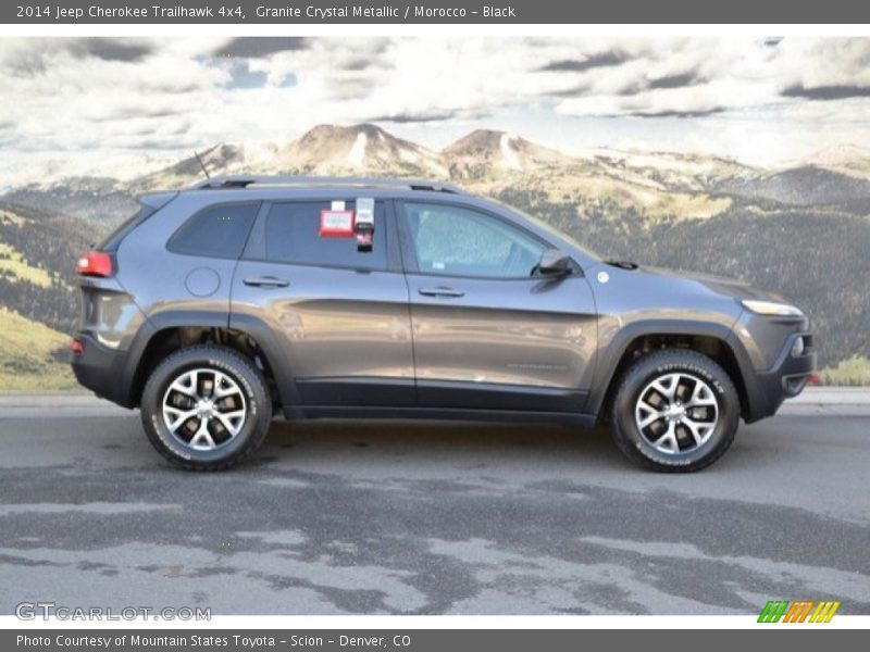 Granite Crystal Metallic / Morocco - Black 2014 Jeep Cherokee Trailhawk 4x4