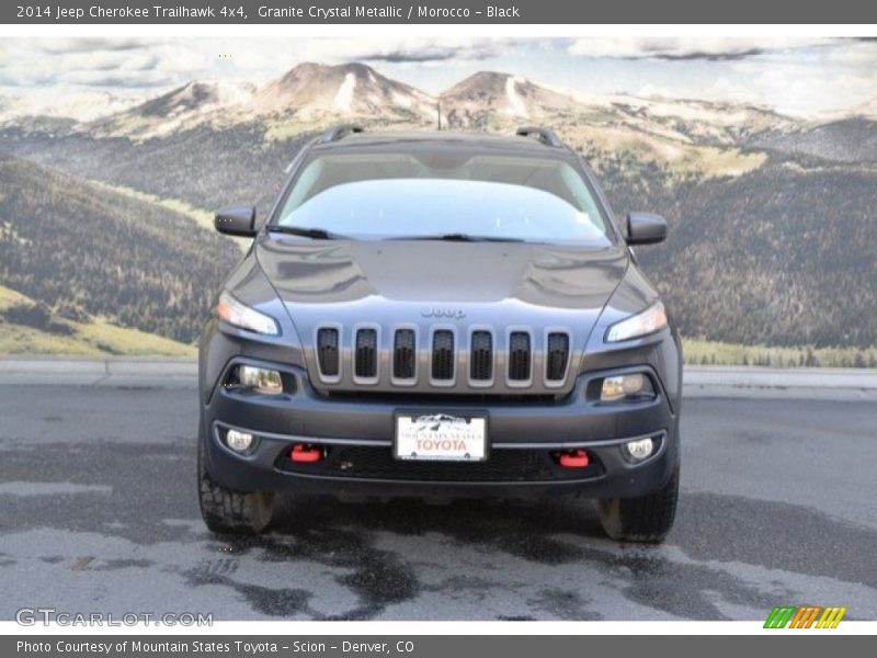 Granite Crystal Metallic / Morocco - Black 2014 Jeep Cherokee Trailhawk 4x4