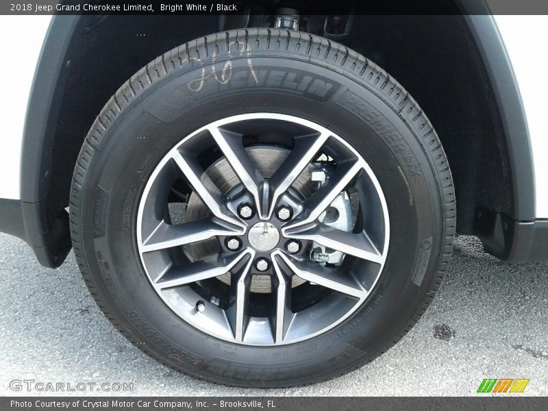 Bright White / Black 2018 Jeep Grand Cherokee Limited