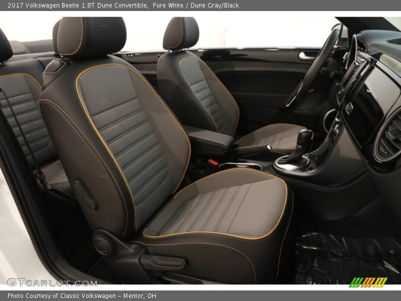 Front Seat of 2017 Beetle 1.8T Dune Convertible