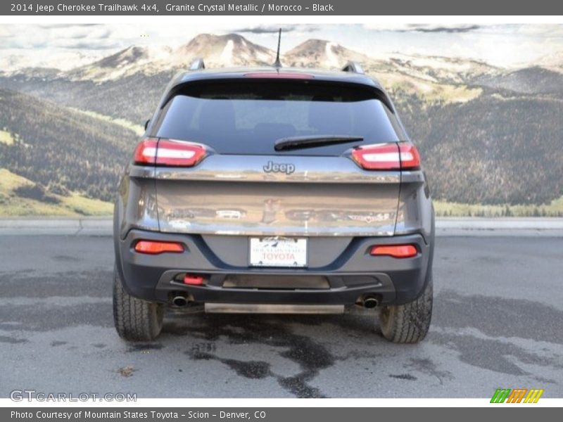 Granite Crystal Metallic / Morocco - Black 2014 Jeep Cherokee Trailhawk 4x4