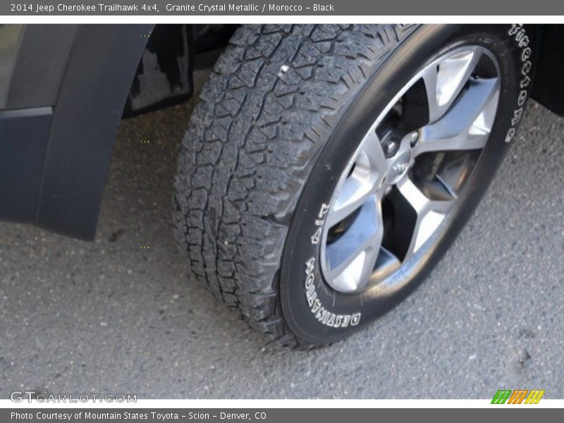 Granite Crystal Metallic / Morocco - Black 2014 Jeep Cherokee Trailhawk 4x4