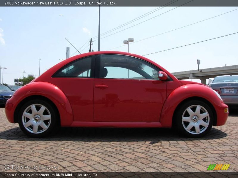 Uni Red / Black 2003 Volkswagen New Beetle GLX 1.8T Coupe