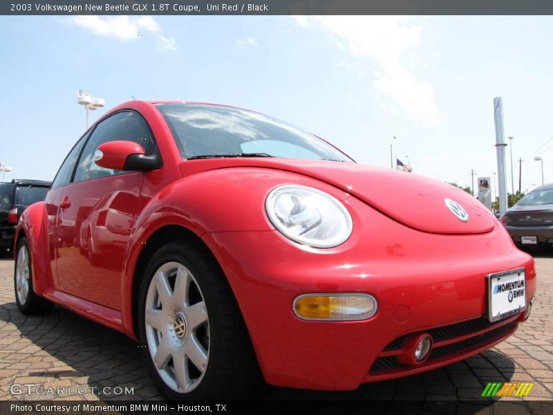 Uni Red / Black 2003 Volkswagen New Beetle GLX 1.8T Coupe