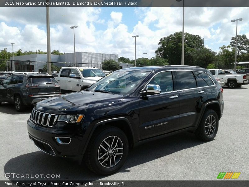 Diamond Black Crystal Pearl / Black 2018 Jeep Grand Cherokee Limited