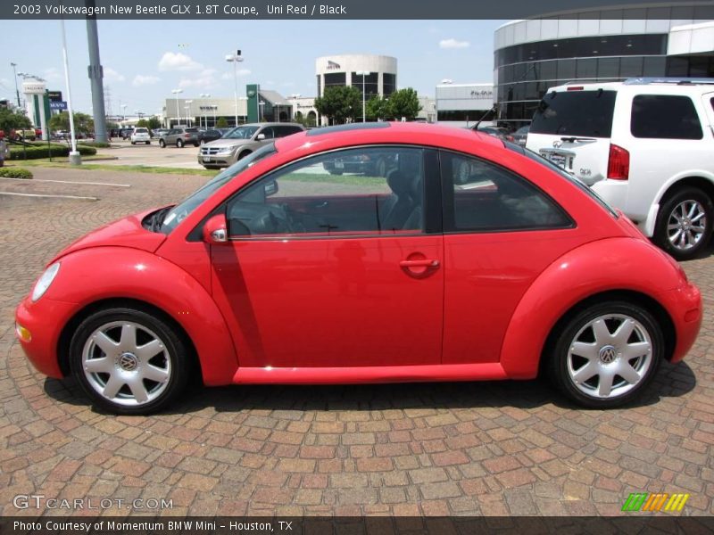 Uni Red / Black 2003 Volkswagen New Beetle GLX 1.8T Coupe