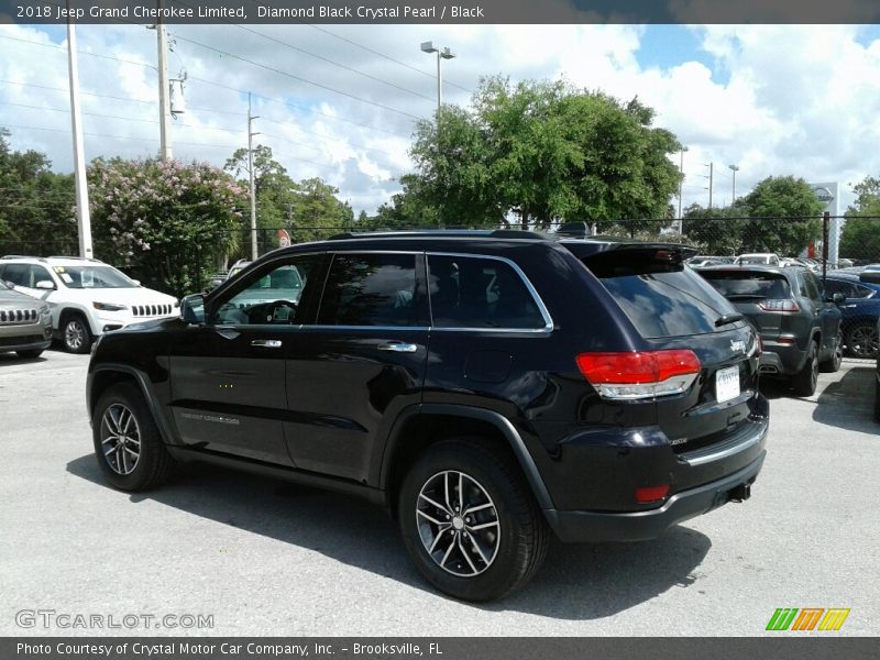 Diamond Black Crystal Pearl / Black 2018 Jeep Grand Cherokee Limited