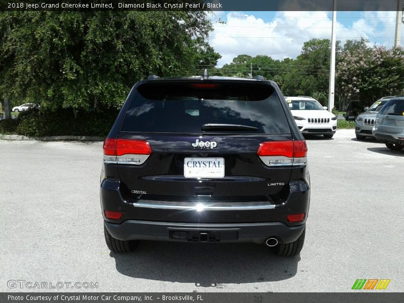 Diamond Black Crystal Pearl / Black 2018 Jeep Grand Cherokee Limited