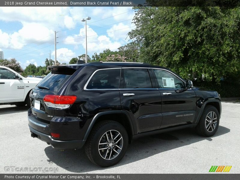 Diamond Black Crystal Pearl / Black 2018 Jeep Grand Cherokee Limited