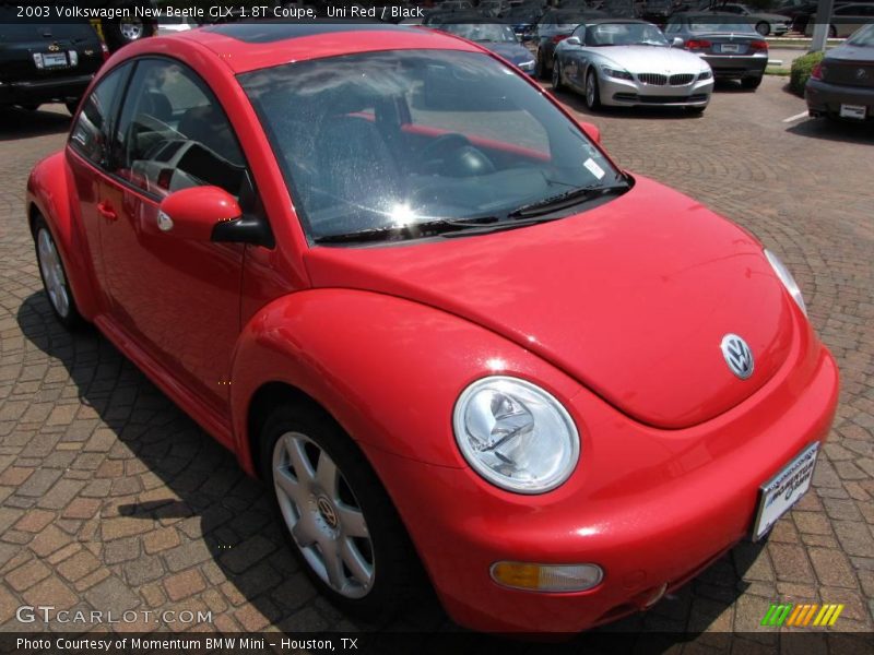 Uni Red / Black 2003 Volkswagen New Beetle GLX 1.8T Coupe