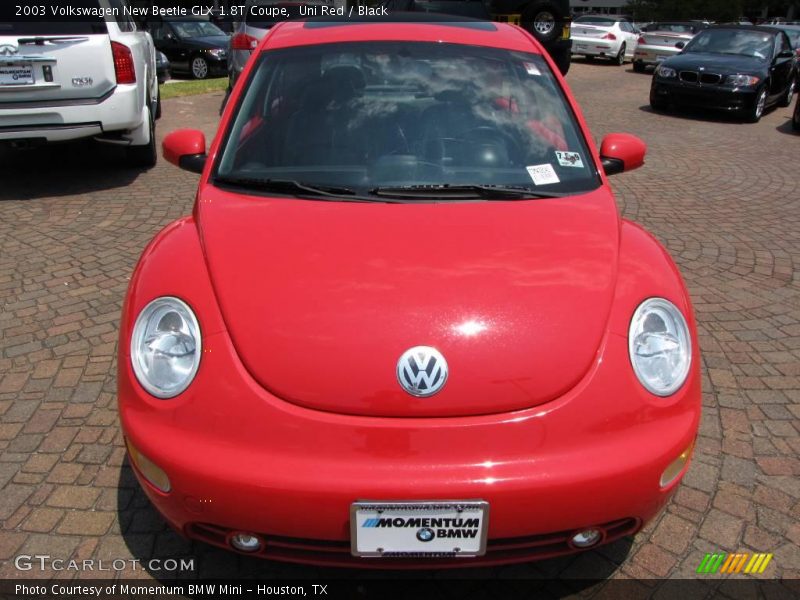 Uni Red / Black 2003 Volkswagen New Beetle GLX 1.8T Coupe