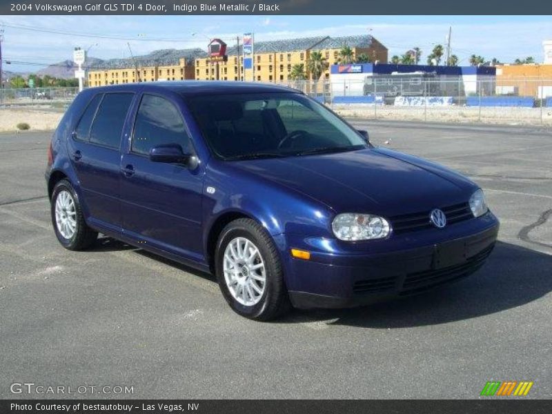 Indigo Blue Metallic / Black 2004 Volkswagen Golf GLS TDI 4 Door