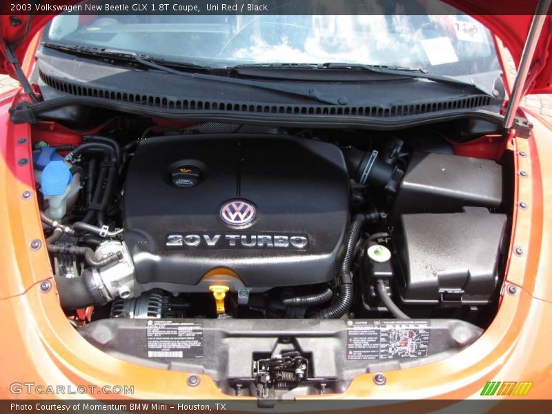 Uni Red / Black 2003 Volkswagen New Beetle GLX 1.8T Coupe