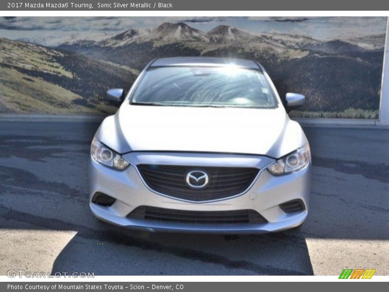 Sonic Silver Metallic / Black 2017 Mazda Mazda6 Touring