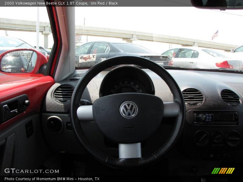 Uni Red / Black 2003 Volkswagen New Beetle GLX 1.8T Coupe