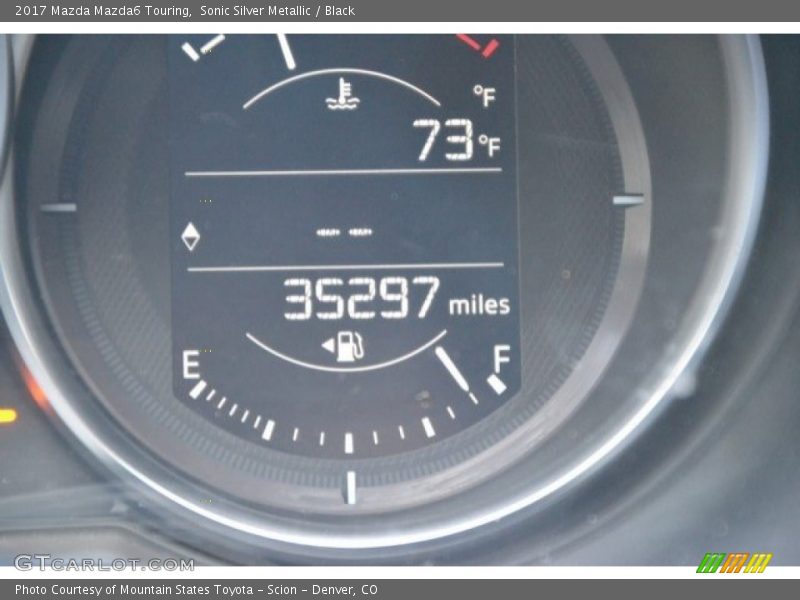 Sonic Silver Metallic / Black 2017 Mazda Mazda6 Touring