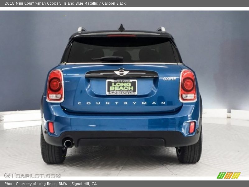 Island Blue Metallic / Carbon Black 2018 Mini Countryman Cooper