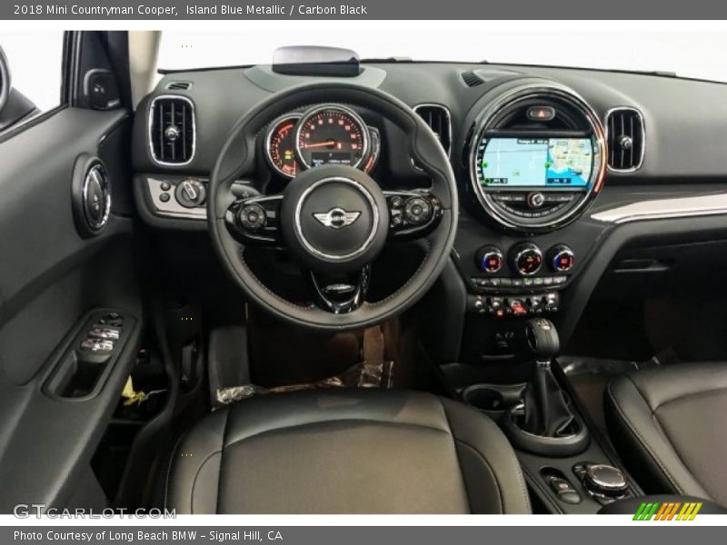Island Blue Metallic / Carbon Black 2018 Mini Countryman Cooper