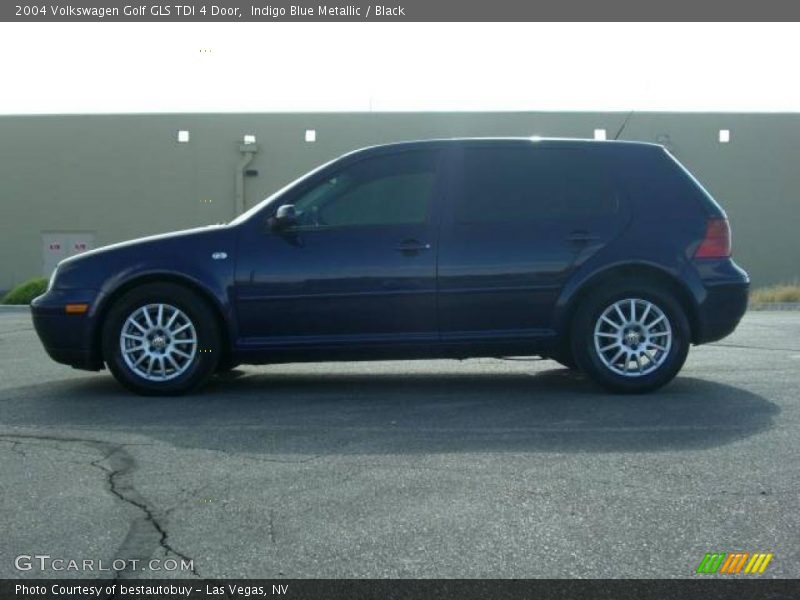 Indigo Blue Metallic / Black 2004 Volkswagen Golf GLS TDI 4 Door
