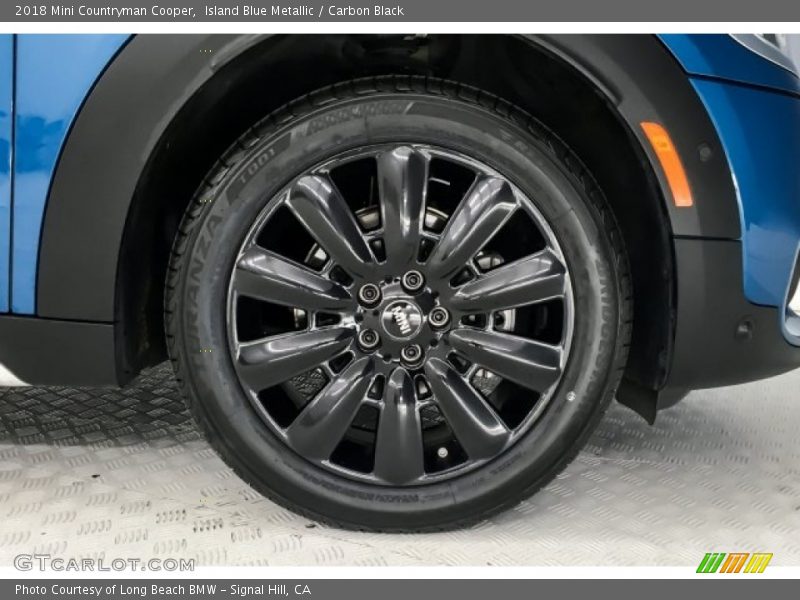 Island Blue Metallic / Carbon Black 2018 Mini Countryman Cooper