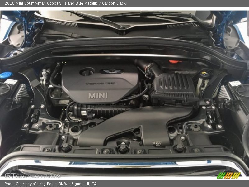 Island Blue Metallic / Carbon Black 2018 Mini Countryman Cooper