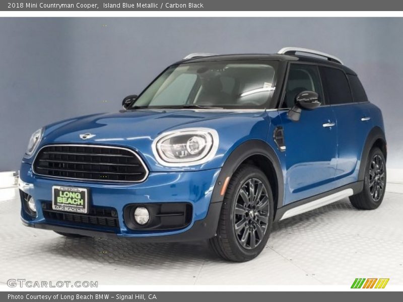 Island Blue Metallic / Carbon Black 2018 Mini Countryman Cooper