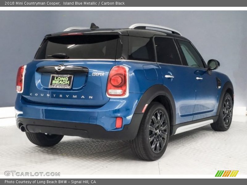 Island Blue Metallic / Carbon Black 2018 Mini Countryman Cooper