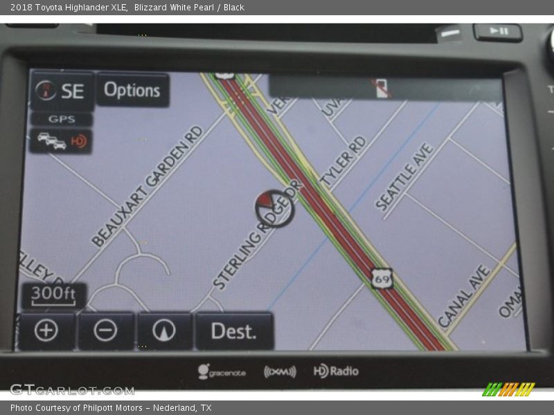 Blizzard White Pearl / Black 2018 Toyota Highlander XLE