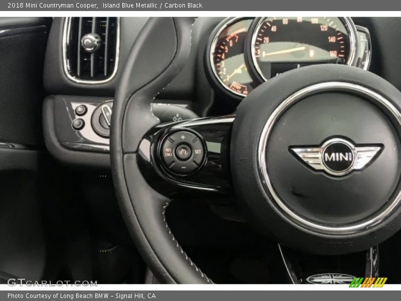 Island Blue Metallic / Carbon Black 2018 Mini Countryman Cooper