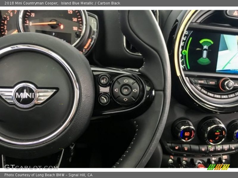 Island Blue Metallic / Carbon Black 2018 Mini Countryman Cooper