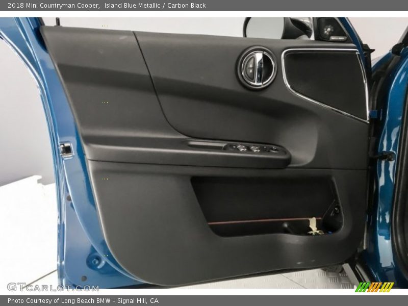 Island Blue Metallic / Carbon Black 2018 Mini Countryman Cooper