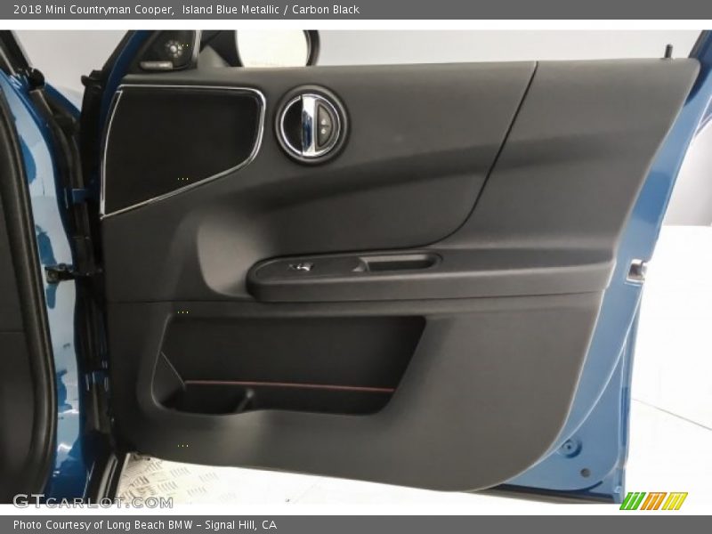Island Blue Metallic / Carbon Black 2018 Mini Countryman Cooper