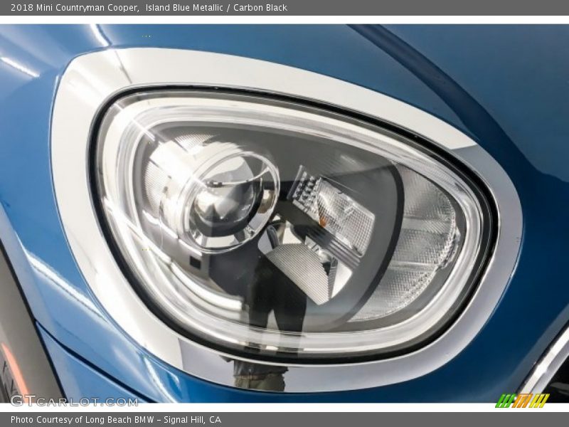 Island Blue Metallic / Carbon Black 2018 Mini Countryman Cooper