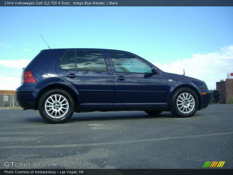 Indigo Blue Metallic / Black 2004 Volkswagen Golf GLS TDI 4 Door