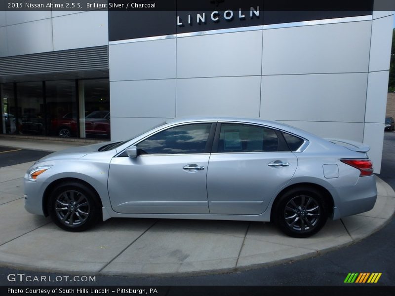 Brilliant Silver / Charcoal 2015 Nissan Altima 2.5 S