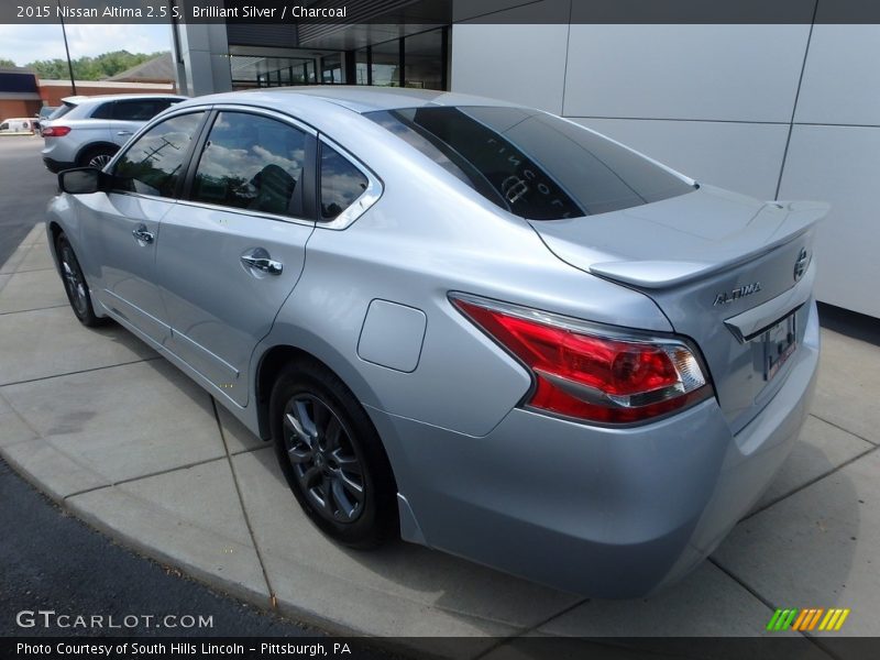 Brilliant Silver / Charcoal 2015 Nissan Altima 2.5 S