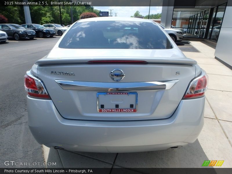 Brilliant Silver / Charcoal 2015 Nissan Altima 2.5 S