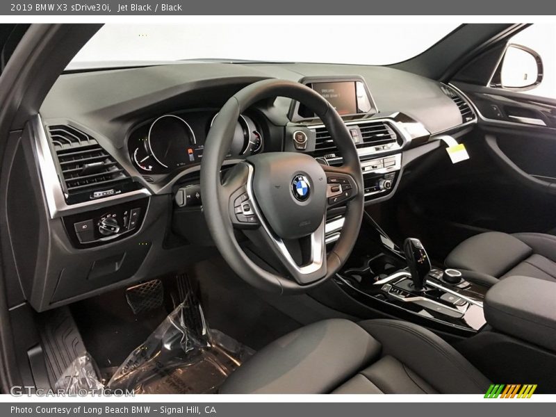 Jet Black / Black 2019 BMW X3 sDrive30i