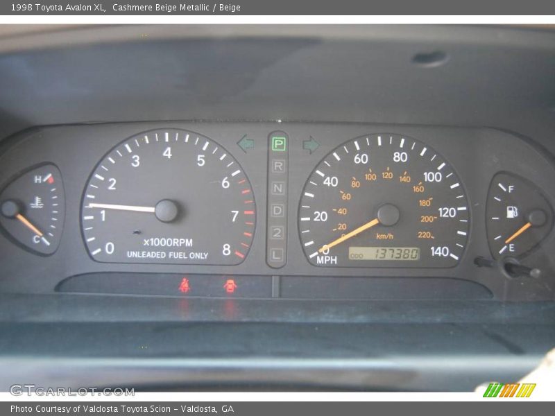 Cashmere Beige Metallic / Beige 1998 Toyota Avalon XL
