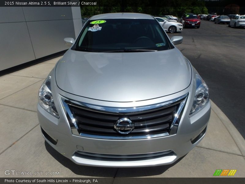 Brilliant Silver / Charcoal 2015 Nissan Altima 2.5 S