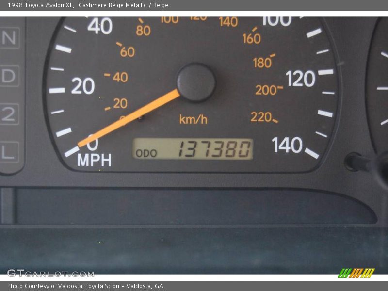Cashmere Beige Metallic / Beige 1998 Toyota Avalon XL