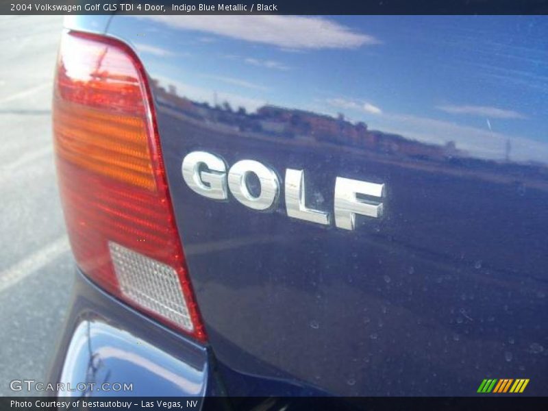 Indigo Blue Metallic / Black 2004 Volkswagen Golf GLS TDI 4 Door