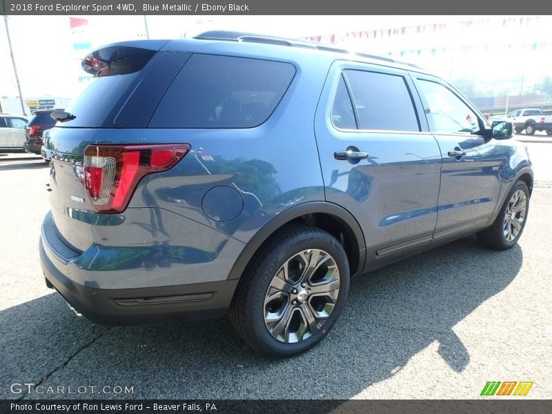 Blue Metallic / Ebony Black 2018 Ford Explorer Sport 4WD