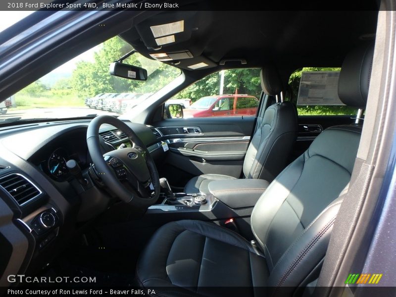 Blue Metallic / Ebony Black 2018 Ford Explorer Sport 4WD