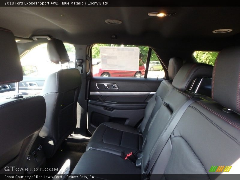 Blue Metallic / Ebony Black 2018 Ford Explorer Sport 4WD